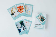 Load image into Gallery viewer, Fujifilm Instax Mini Paper Sky Blue Frame