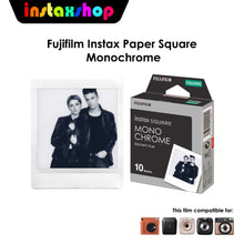 Load image into Gallery viewer, FUJIFILM Instax Paper Square  Film Monochrome Paper