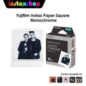 FUJIFILM Instax Paper Square  Film Monochrome Paper