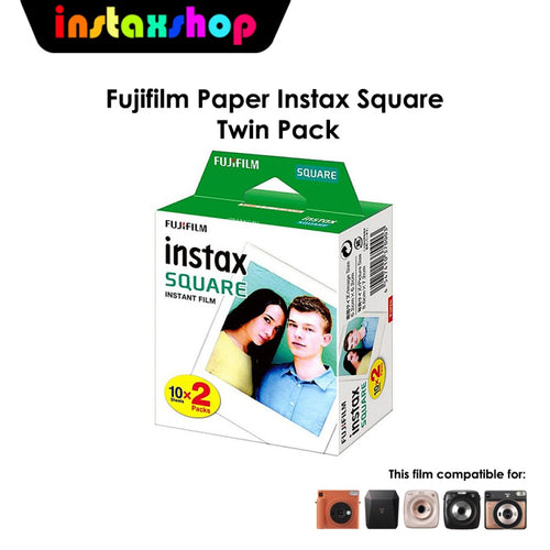 Fujifilm Instax Square Paper TwinPack Plain Polos