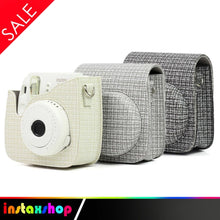 Load image into Gallery viewer, Leather bag Fujifilm instax mini 8 / mini 9 Pouch 8s Tas kamera Prague - Cream