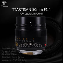 Load image into Gallery viewer, TTArtisan 50mm f/1.4 ASPH for Leica M Mount