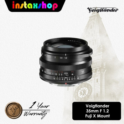 Voigtlander Lens 35mm f1.2 X Mount Nokton for Fujifilm X Mount