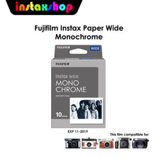 Load image into Gallery viewer, Fujifilm Instax Wide Paper  Monochrome