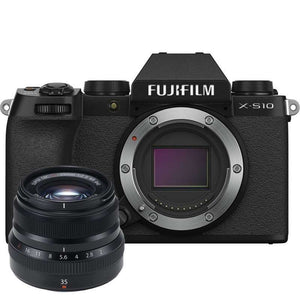 Fujifilm X-S10 XS10 Body Kit XF 35mm F2 R WR  Kamera Mirrorless Garansi Resmi
