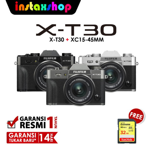 Fujifilm X-T30 XT30 Kit XC 15-45mm Mirrorless Camera